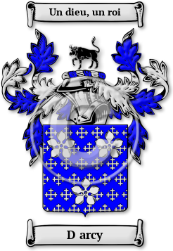 D arcy Family Crest Download (jpg) Legacy Series - 150 DPI